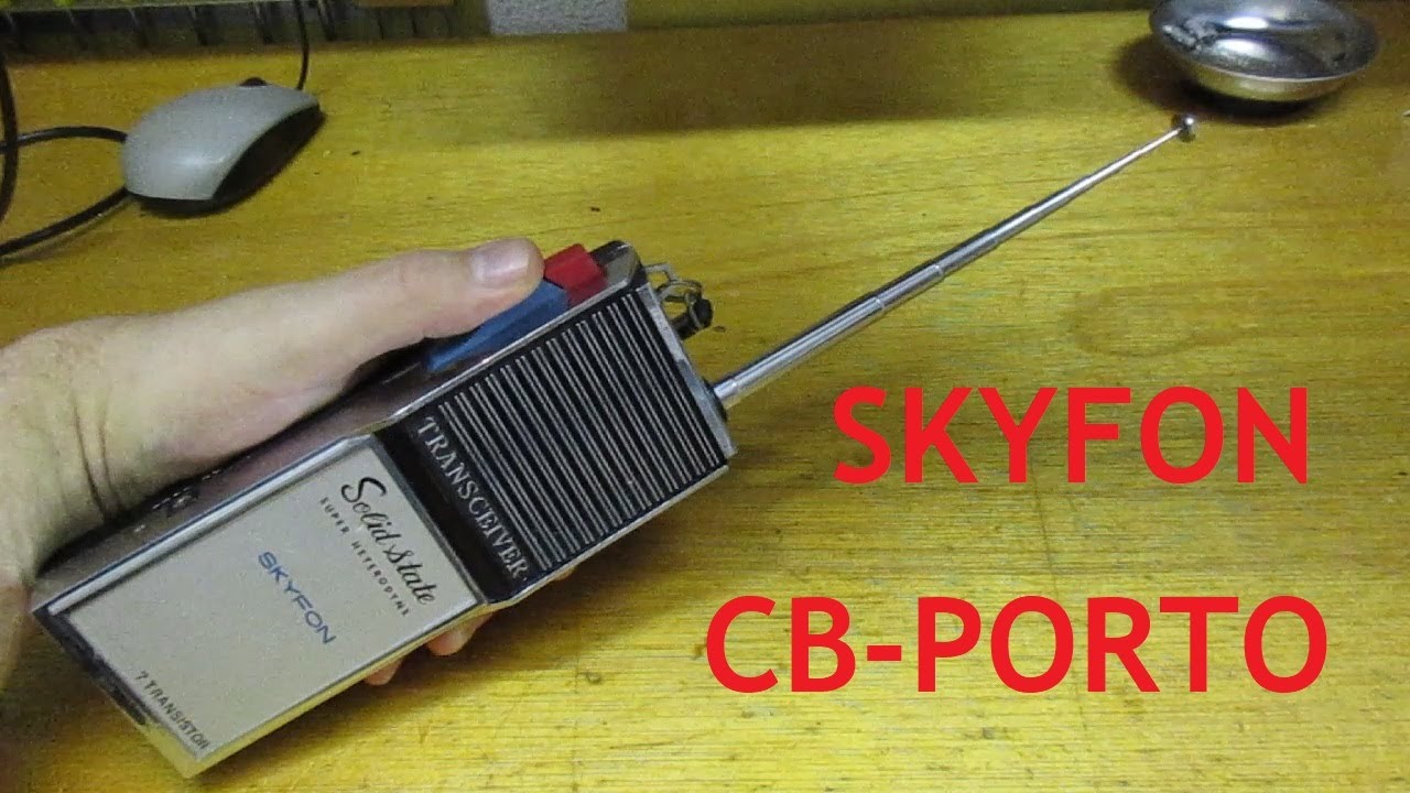Oude SKYFON 27Mc walkie-talkie opknappen.