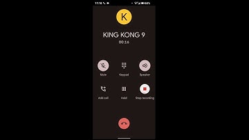 Cubot King Kong 9 Incoming Call
