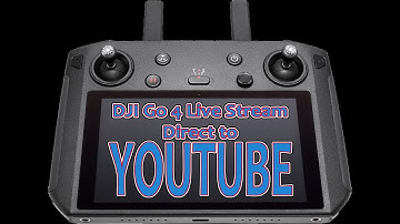 How To Live Stream YouTube Direct on DJI Smart Controller