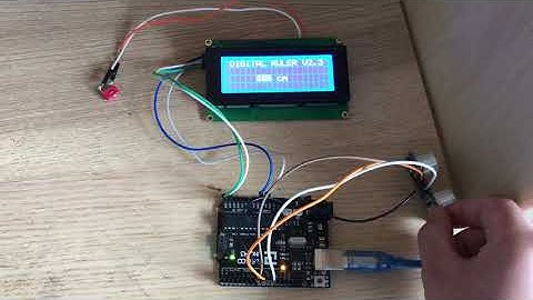 Arduino Ultrasonic Ruler