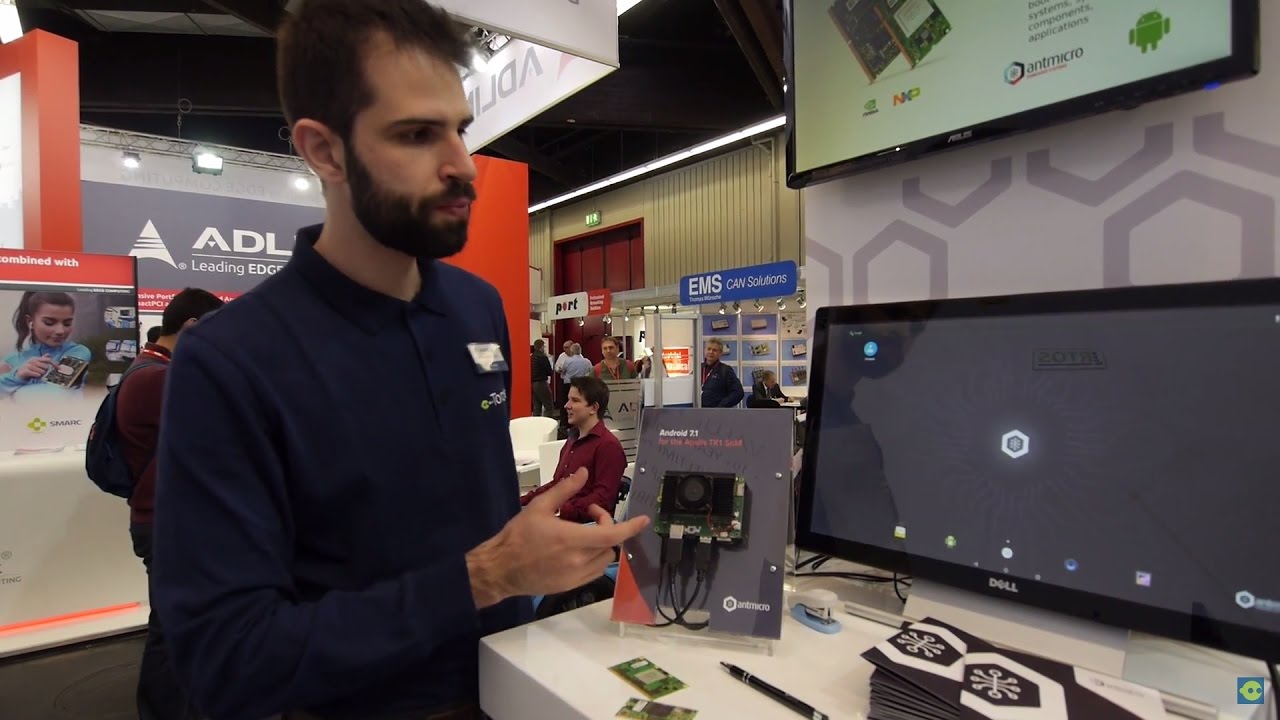 Embedded World 2017 Android no Apalis TK1 - YouTube
