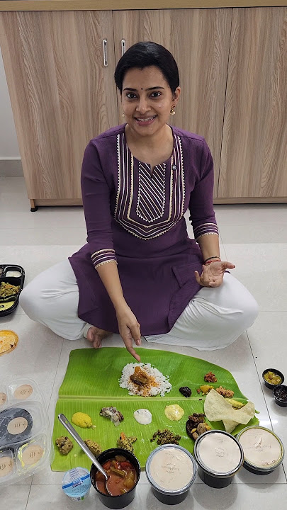 ONAM SADHYA | ONAM FEAST #sruthiraj #onam #festival #shorts