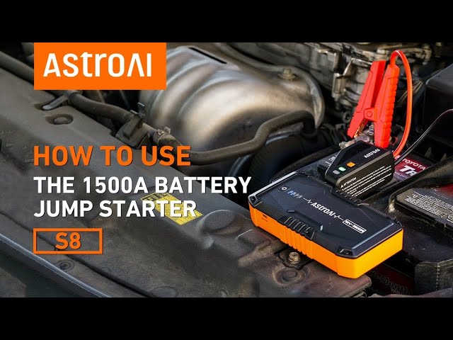 How to use the AstroAI S8 Jump Starter 