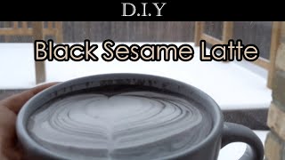 How to DIY a Black Sesame Latte Art using Rancilio Silvia V3?