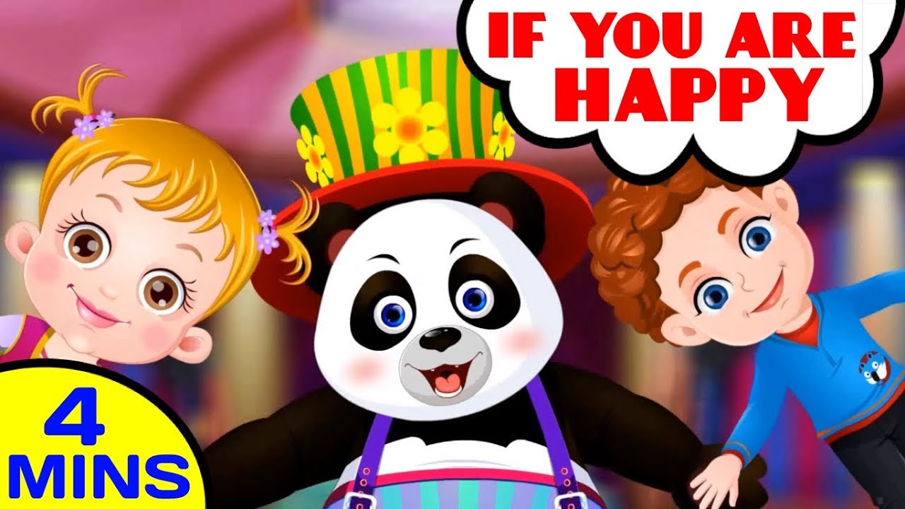 If You Are Happy And You Know It | Children Songs By Baby Hazel Nursery Rhymes