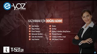 Ticari Yazılım T-Set Ml E-Yaz Yazılım