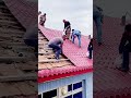 light steel roof installation techniques #shorts
