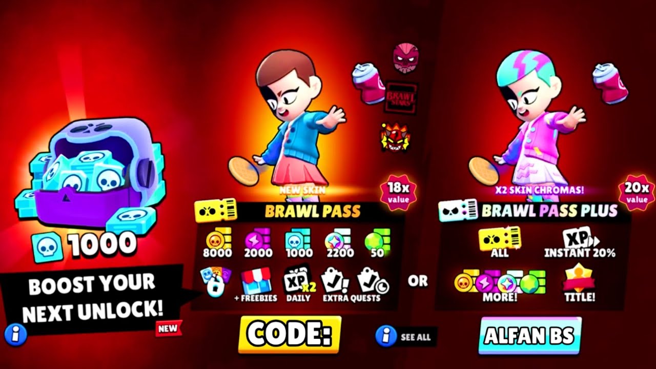 Brawl Stars | Season 44 Stranger Things Brawl Pass All Rewards!..
