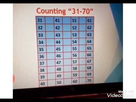 Prep - Maths - 1 Forward counting 31 70 - YouTube