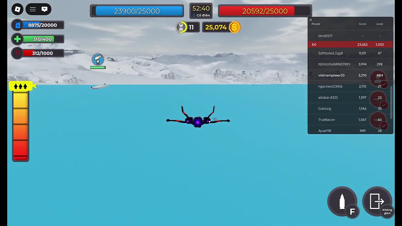 SPACE FIGHTER SPAWNED IN HARBOR HAVOC