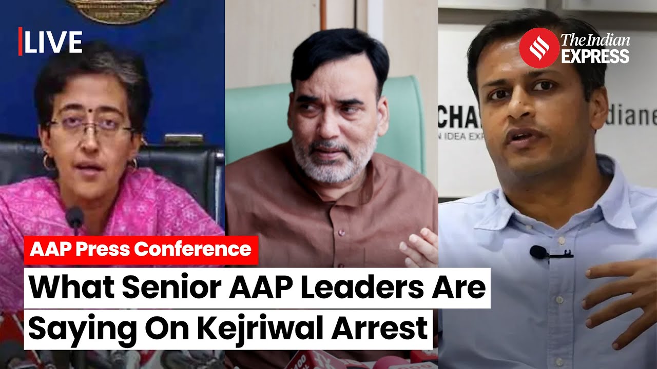 AAP Press Conference: AAP Senior Leadership Address Press On The Arrest ...