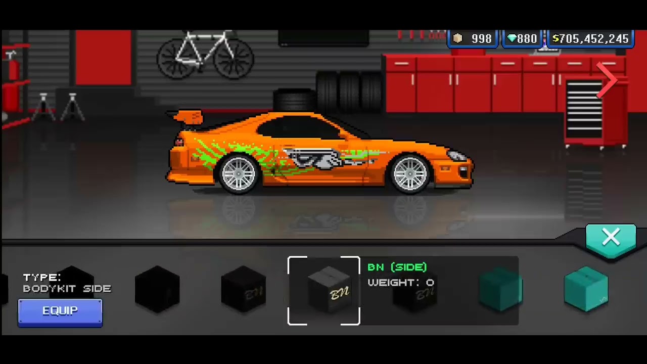 I Broke The Game In Pixel Car Racer! 9 Trillion HP, A mile in 0.167 ...