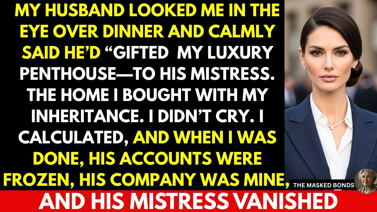 My Husband Gifted His Mistress My Luxury Penthouse—Now My Million Dollar Revenge Owns the Building