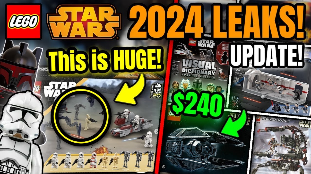 LEGO Star Wars 2024 Sets LEAKED! (CLONE BATTLE PACK, DROIDEKA