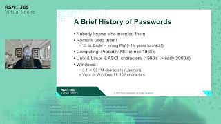 Information RSAC 365 Virtual Seminar: Identity (Part 1) Guide