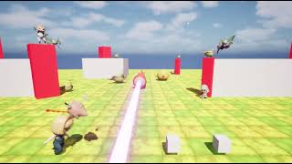 UE5 Arcade Shooting Prototype Dev Log 6.4 - Sneak peak at laser beam attack