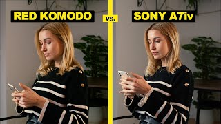 RED KOMODO vs SONY A7iv | can you see a difference?
