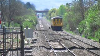 HD Network rail 31285 working 3z01  screaming past ashchurch