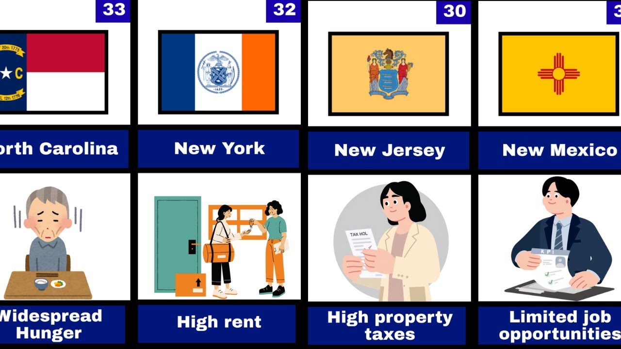 The Biggest Daily Struggle in Every US State 🇺🇸 | New York, Washington