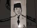 melukis ir soekarno pakai pasir #art #drawing  #melukispasir