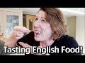 British Food Tour! Americans Experiences Tasting Different English Food!