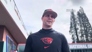 Beaver Baseball Head Coach Mitch Canham - Media availability - 3/13/24