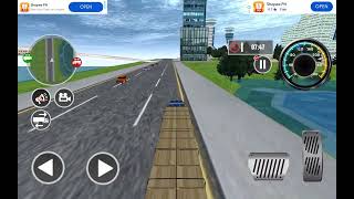 CITY TRUCK DRIVER CARGO SIM 3D Cargo Box Trailer Gameplay  screenshot 5