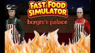 WE BECAME FAST FOOD WORKERS w/ friend | Fast Food Simulator