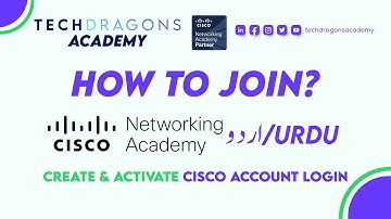 How to activate your Cisco Networking Academy account? | Urdu