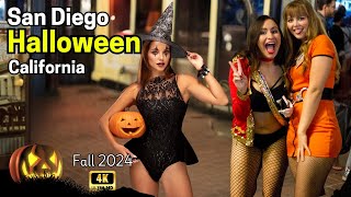 San Diego Halloween 4k: Walk Tour of San Diego Downtown on Halloween Night -cali