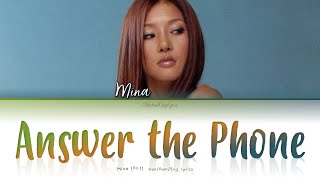 Mina (미나) Answer the Phone (전화받어) - Han/Rom/Eng Lyrics (가사) [2002] Resimi