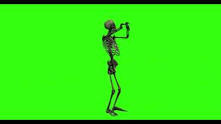 SKELETON #9  || GREEN SCREEN || 4k || ANIMATION  || FREE 3D screenshot 5