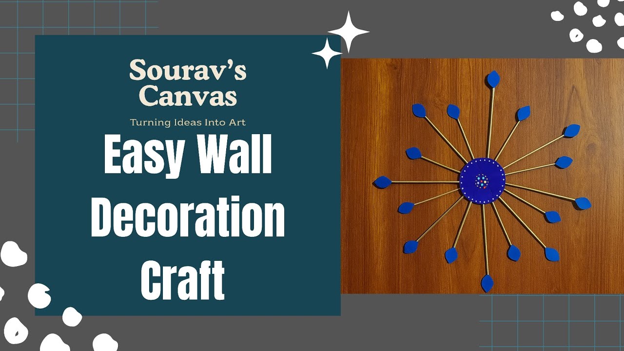 Easy Wall Decoration Craft 🌸Simple Craft Ideas 💡