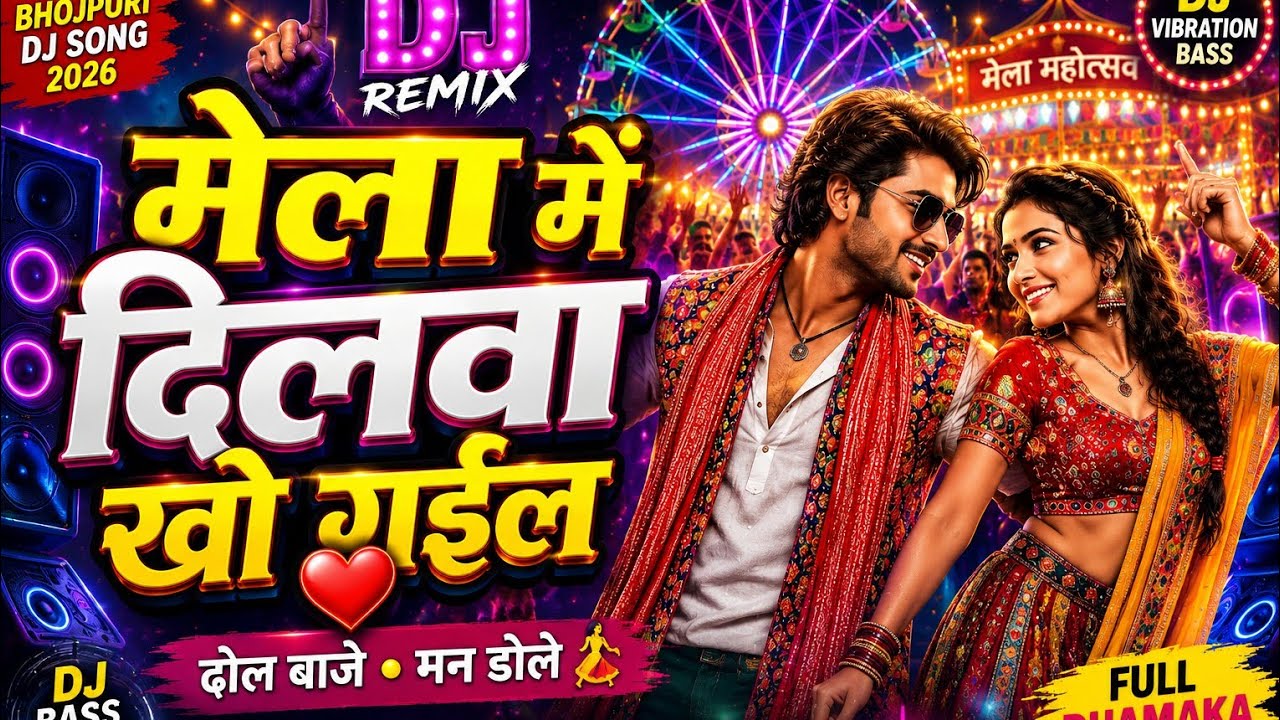 🎪 मेला में दिलवा खो गइल ❤️ | DJ Remix | Bhojpuri Mela Song 2026 #trendingvideo
