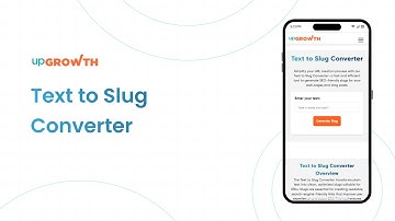 Text to Slug Converter Tool | Clean Up Your URLs Instantly
