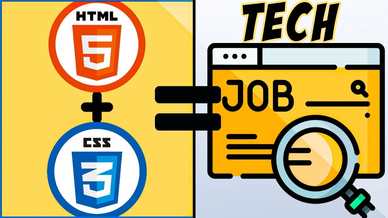 How I got a Job in Tech with HTML & CSS - YouTube