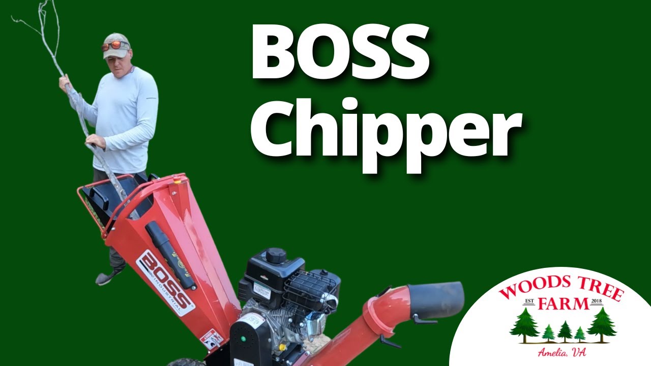 Trying Out The Boss 4 Inch Chipper/Shredder
