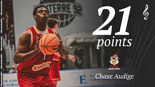 Chase Audige (21 PTS) | Player Highlights | NANT v OOST | #BasketballCL 2024-25