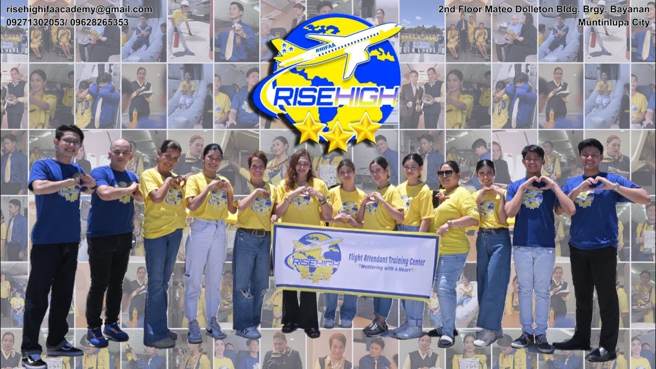 RiseHigh Flight Attendant Training Center (mentoring with a heart) 💙 ️ - YouTube