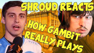 SHROUD REACTS TO: HOW GAMBIT REALLY PLAYS CSGO