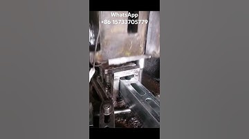 Automatic square tube punching machine Made in China #machine #cnc