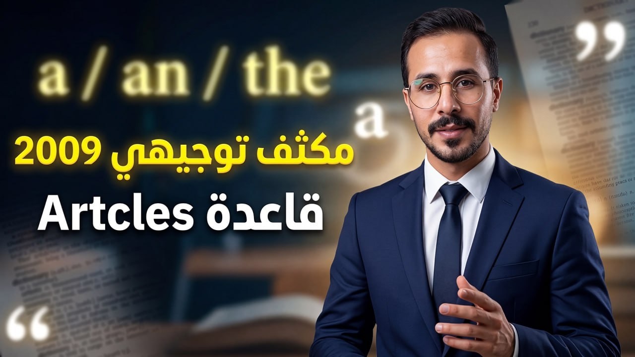 شرح انجليزي توجيهي 2009 انجليزي مراجعة  The articles