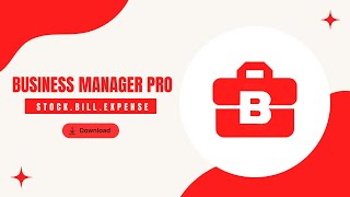 Business Manager Pro: Stock, Bill, Expense Manage In Single App. screenshot 5