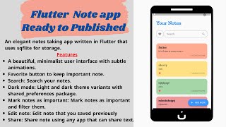 Celebrity Beautiful and Complete Note app by Flutter and Dart Wealth