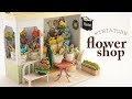 Flower shop miniature diorama papercraft tutorial
