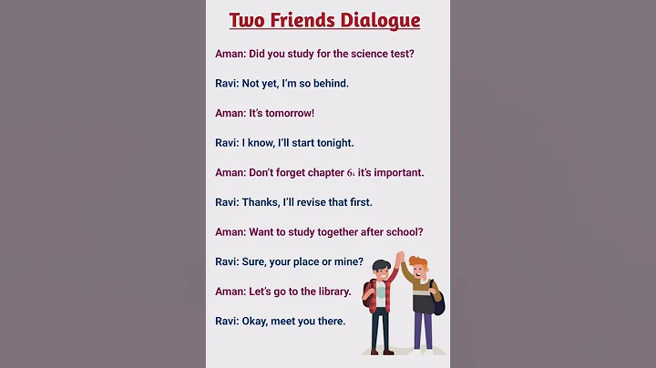 Dialogue writing between Two Friends #twofriends #dialoguewriting #viral #shorts
