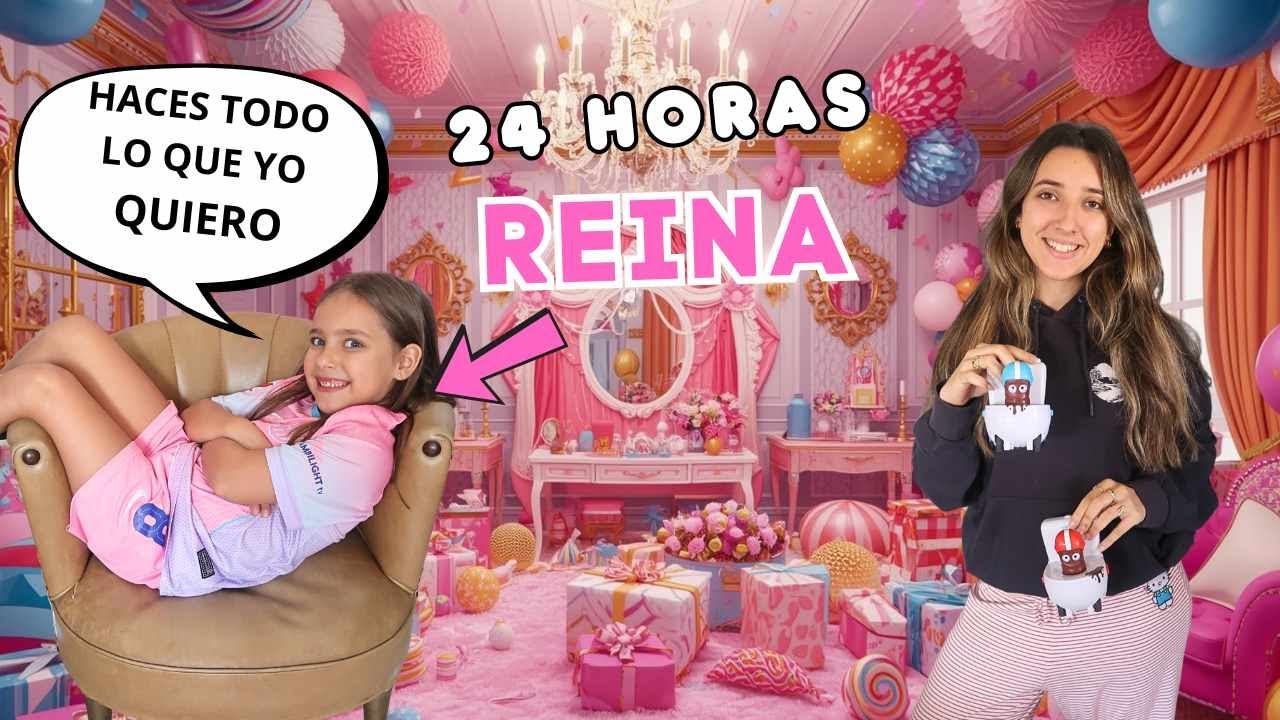 👸 24 HORAS SIENDO LA REINA 😱 NOA OBEDECE A GISELA Y PASA ESTO