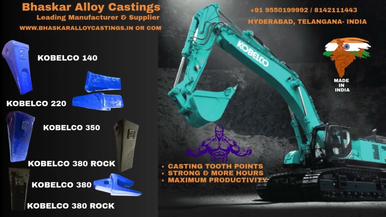 KOBELCO :Excavator Bucket Tooth Points