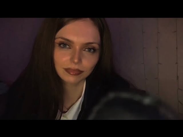 ASMR ~ Hitwoman puts you back to sleep with tingly alphabet of colour whispers & Leather sounds 😌🖤✨