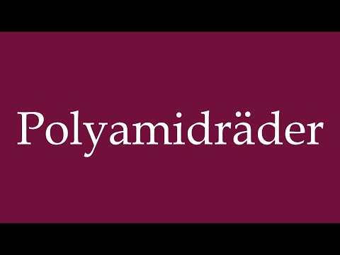 How to Pronounce ''Polyamidräder'' (Polyamide wheels) Correctly in German